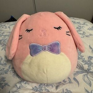 Squishmallows Bunny with Tie Dye Bow Tie
